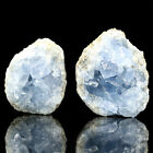 1 Pcs Celestite Angel Aura Quartz Geode High Energy Crystal Cuarzo Cluster Gem