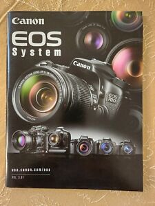 Canon EOS System digital camera and lenses brochure catalog, Vol. 3.01, 96 pages