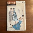 1950s Vintage Sewing Pattern Butterick 7139 Morning Coat & Dress Sz 14 Bust 32