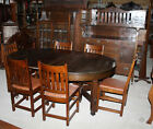 Antique Limbert Dining Room Set – Sideboard, China, Dining Table, 6 chairs