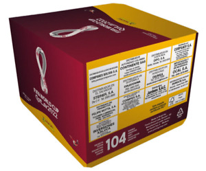 Panini World Cup Qatar 2022 Display Box Of 104 Packets - 521 Stickers (Brazil)