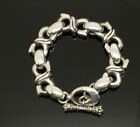 King Baby S Link Dragon Tail Bracelet, 9″ in Sterling Silver