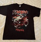 exodus piranha shirt bloody summer campaign tour 2012 XL