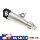 SilverColor Exhaust System Pipe Muffler For Kawasaki Ninja 250R 300 2008-2017 US (For: 2009 Kawasaki Ninja 250R EX250J)