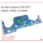 For DELL 15 7000 7570 7577 motherboard LA-E992P I7-7700HQ CPU CN-0VPTXG 0VPTXG
