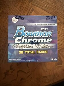 New Listing2021 Bowman Chrome Sapphire Edition Hobby Box ~ Factory Sealed