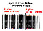 ( 3 pencils ) Italia Deluxe Ultrafine Pencil Eye / Lip liner - Pick your Color!