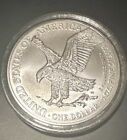 2021 1 oz American Silver Eagle Coin (BU, Type 2) In Capsule Time Sealed Liberty