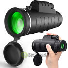 HD 40X60 Monocular Binoculars With Night Vision BK4 Prism High Power Waterproof