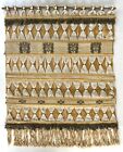 MCM Tapestry Wall Hanging Woven Textile Macrame Art 28x36 Mid Century Modern