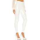 Women PU Leather White Pants Sexy High Waist Bodycon Summer PVC Skinny Trousers