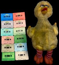 Vintage Tyco Big Bird Story Magic Cassette Player Sesame Street With Cassettes