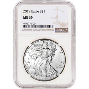 2019 American Silver Eagle - NGC MS69