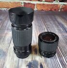 Canon Sigma Lens Lot Of 2 35mm Untested Zoom 80-200mm 35-70mm