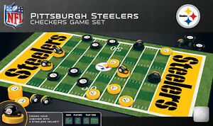 MasterPieces - Pittsburgh Steelers - NFL Checkers Board Game