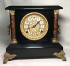BEAUTIFUL ANTIQUE SESSIONS CLOCK CO MANTLE CLOCK EIGHT DAY ½ HR STRIKE WORKS
