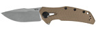 Zero Tolerance Knife ZT0308 ZT 308 Flipper CPM-20CV Stonewashed Tan G10/Titanium