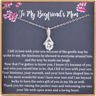 Gift to My Boyfriend'S Mom Necklace 925 Sterling Silver Necklace,  New