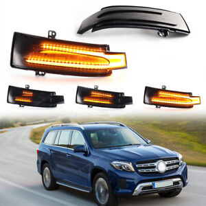 Sequential Side Mirror Blink Turn Signal Light For Mercedes ML GL GLE GLS G R