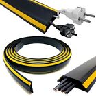 6.5ft Floor Cord Cover Cable Protector Heavy Duty Selfadhesive Flexible Pvc Wire