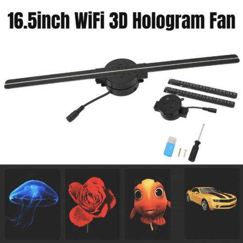 3D Hologram Fan 224 LEDs High Resolution Advertising Holographic Fan Projector