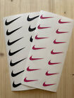 Set of 10 Nike swoosh vinyl decal sticker, party decal
