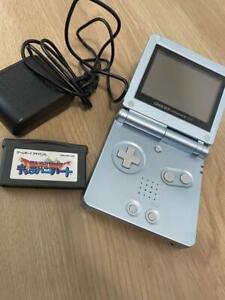 New ListingGAMEBOY ADVANCE SP Pearl Blue Nintendo w/ Charger AGS-001 Tested GBA Game