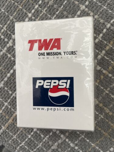 New ListingVintage TWA & PEPSI COLLECTOR’S SERIES playing Cards NEW Sealed In Cellophane