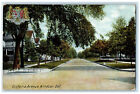 1909 View of Victoria Avenue Windsor Ontario Canada Antique Posted Postcard