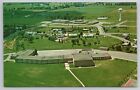 Postcard Rice Lake High School Wisconsin WI Aerial View