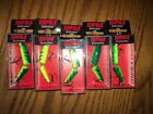 RAPALA JOINTED 07's=LOT OF 5 FIRETIGER COLORED FISHING LURES