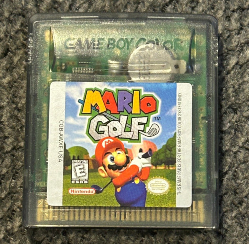 Mario Golf (Nintendo GameBoy Color, 1999) Cartridge Only *TESTED*