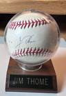 Original Jim Thome HOF Signed Auto Ball Baseball Rawlings OMLB 🐶
