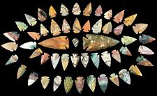 *** 52 pc lot Flint Arrowhead OH Collection Project Spear Points Knife Blade ***