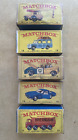 Lot of 5 Vintage 1960's Matchbox Series Cars, Lesney Products in Original Boxes