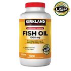 Kirkland Signature Fish Oil 1000 mg, 400 Softgels & 300mg Omega-3 EXP 04/2026