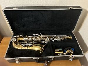 Vintage Selmer Bundy II 2 Alto Saxophone - W/ Hard Case AS IS UNTESTED FREE S&H!