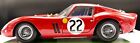 Kyosho 08432B Car#22 Ferrari 250 GTO Coupé Scaglietti 1962 LeMans 3rd Overall