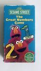 New ListingSesame Street Classic Cartoon: The Great Numbers Game (VHS1998)