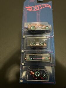 2022 Hot Wheels 54th Anniversary Satin Blue & Pink NITRO TAILGATER CHASES Lot