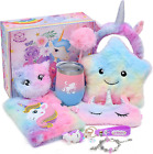 Unicorns Gifts for Girls Kids Toys 6 7 8 9 10 Years Old with Star Light up Pillo