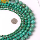 Natural Round Old Turquoise Peru Turquoise Vintage Beads For Making Jewelr 15