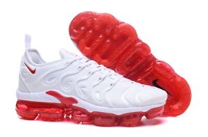 DS Nike Air Vapormax Plus TN White Red Men's Shoe