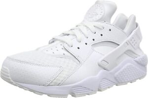 Nike mens Air Huarache Utility - White/White-pure Platinum - 7 - NO BOX