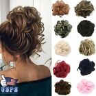 Hair Extensions Curly Messy Bun Hairpiece Scrunchie Wrap Ponytail Updo Wrap AUT