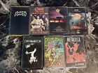 Metal Cassette Lot 7 Cassettes Ozzy Metallica Green Jelly Spinal Tap AC DC