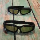 Pair Of LG AG-S110 AGS110 3D Active Shutter Glasses  USB Missing Untested