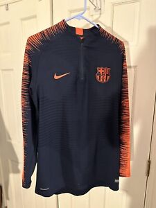 Nike Vaporknit FC Barcelona Long Sleeve Jersey Shirt Size Men's Large Worn Once