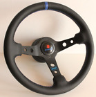 Steering Wheel fits For SUZUKI SAMURAI Sidekick Jimny leather Leather Deep 85-98 (For: Suzuki Samurai)