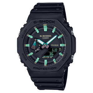 Casio G-Shock GA-2100RC-1ADR Men's Quartz Watch 45.4mm NEW Black Resin Band